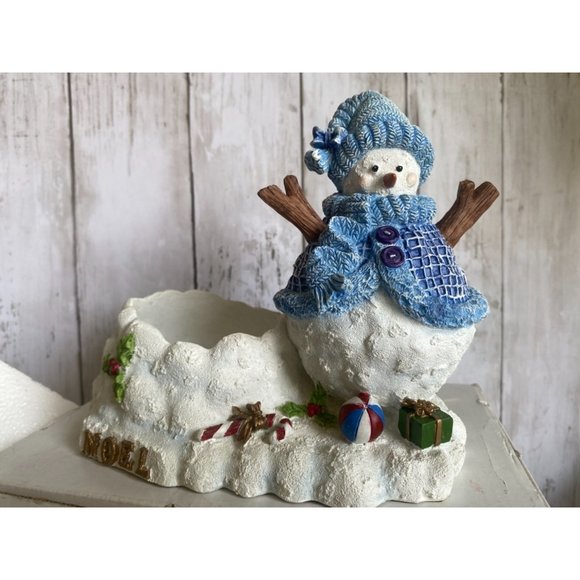 Snowman Buddies Cabdle holder Christmas Decor - Picture 8 of 8